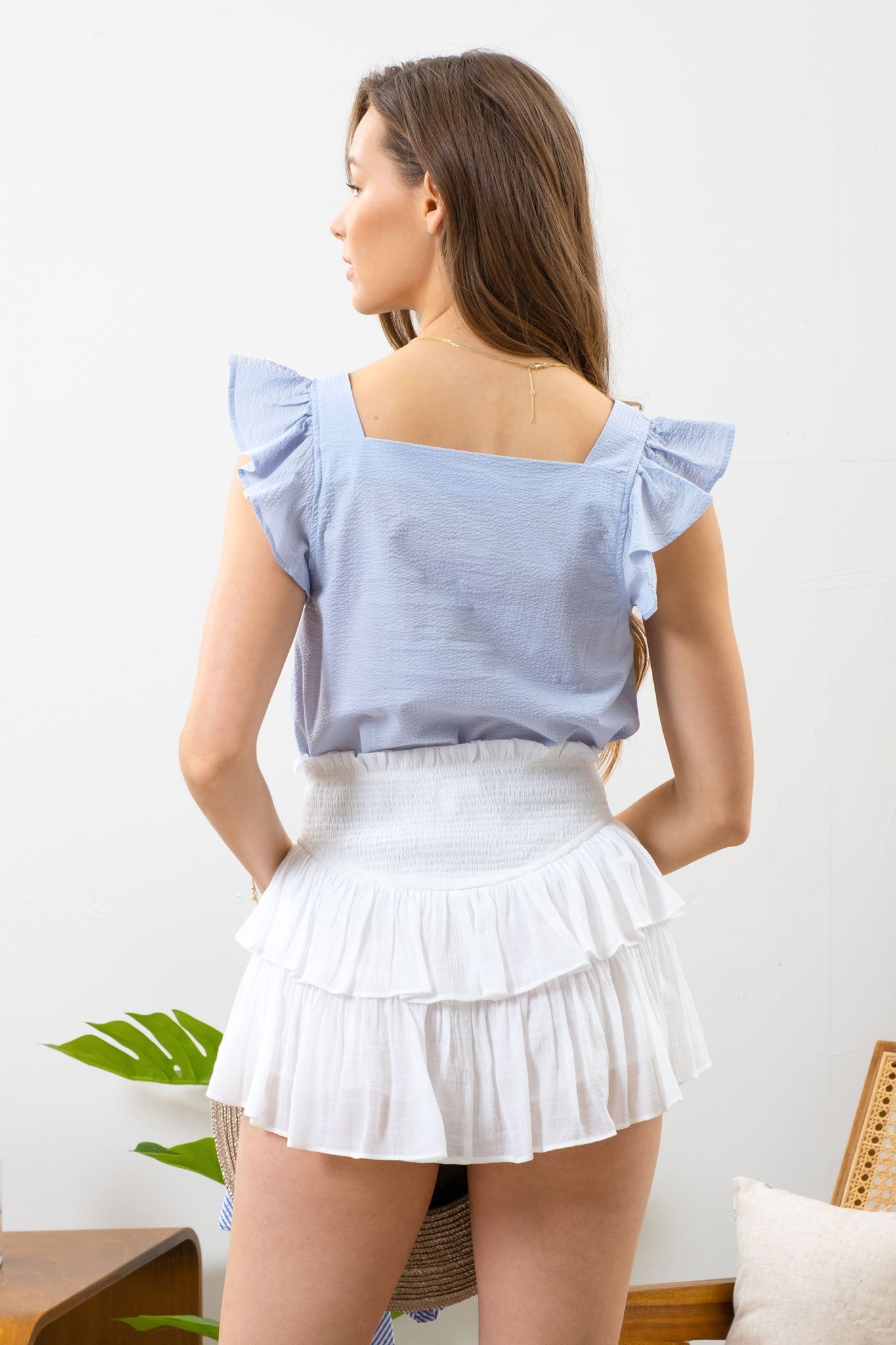 Naya Button Detail Blouse