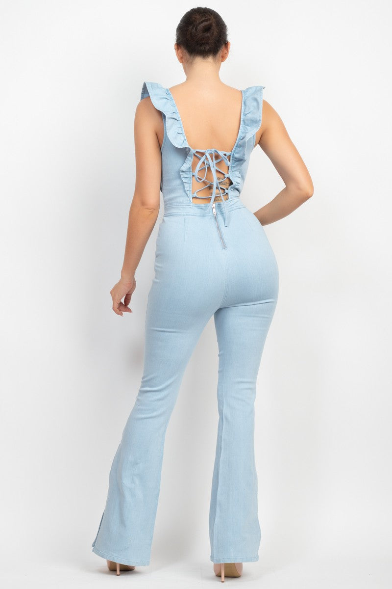 Madison Ruffle Jumpsuit