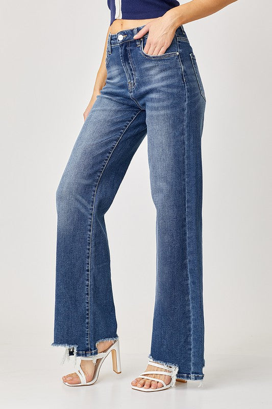 Isabel High Rise Wide Leg Jeans