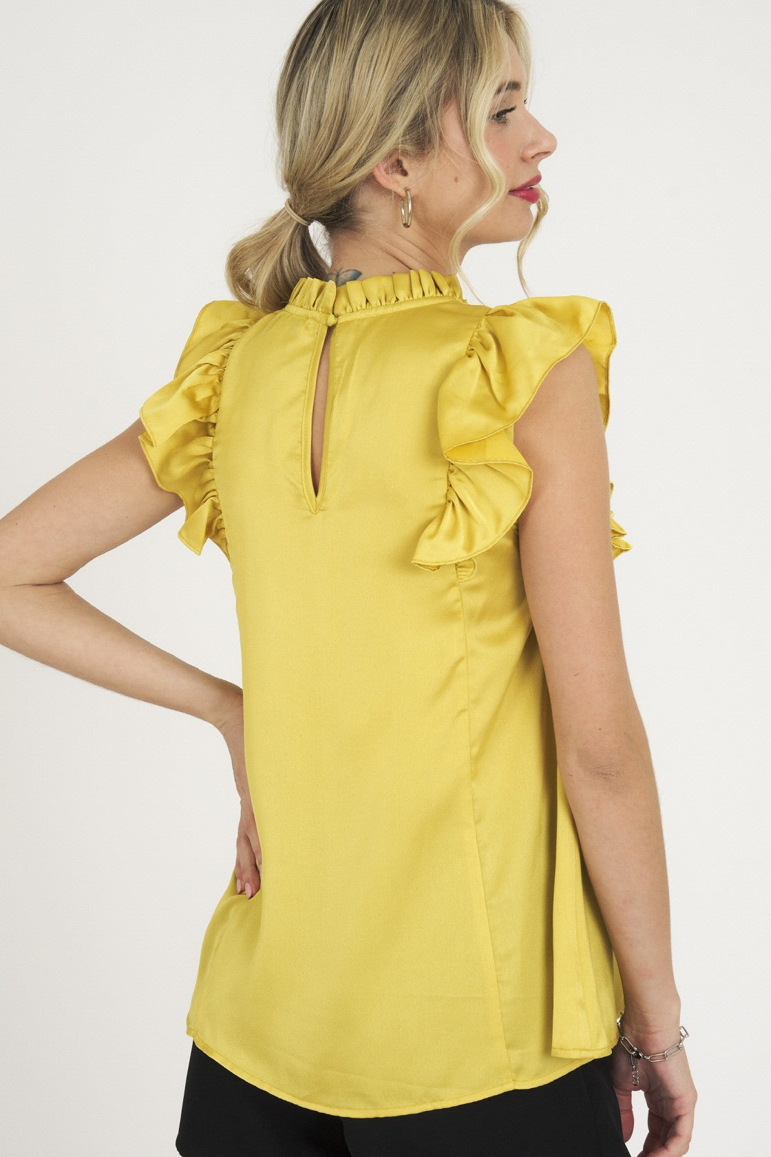 Heather Flutter Blouse