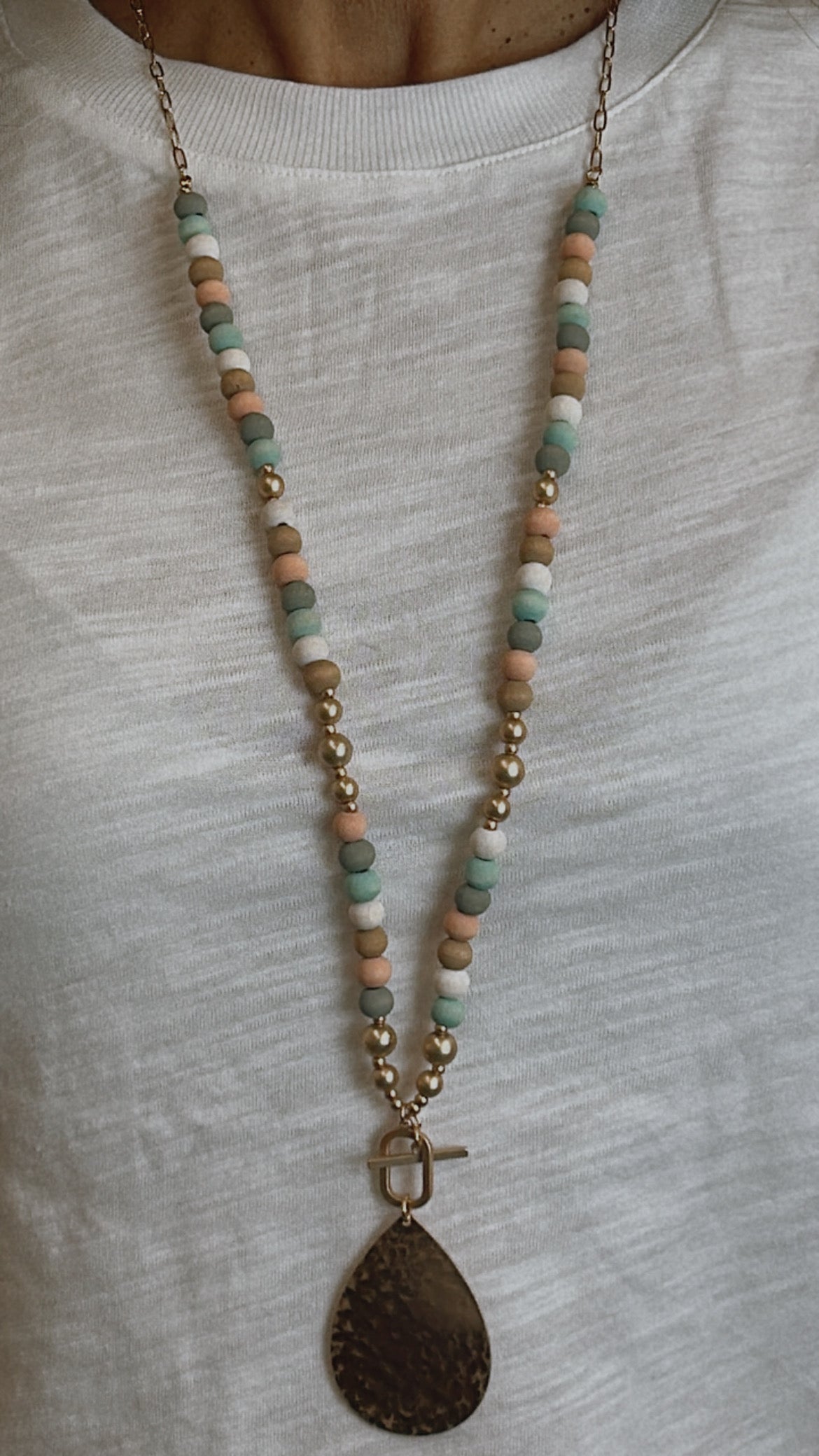 Cindy Boho Pastel Fashion Necklace