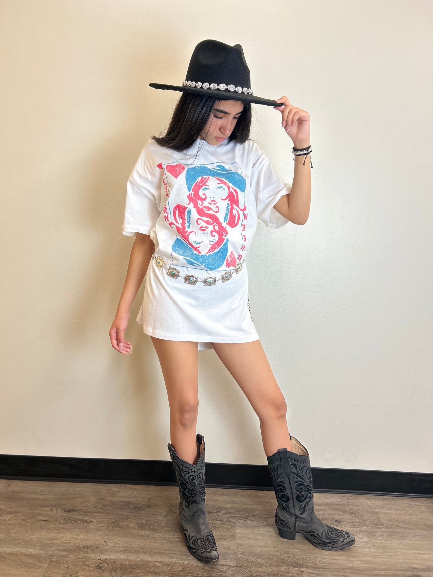 Wild Card Oversized Graphic Tee