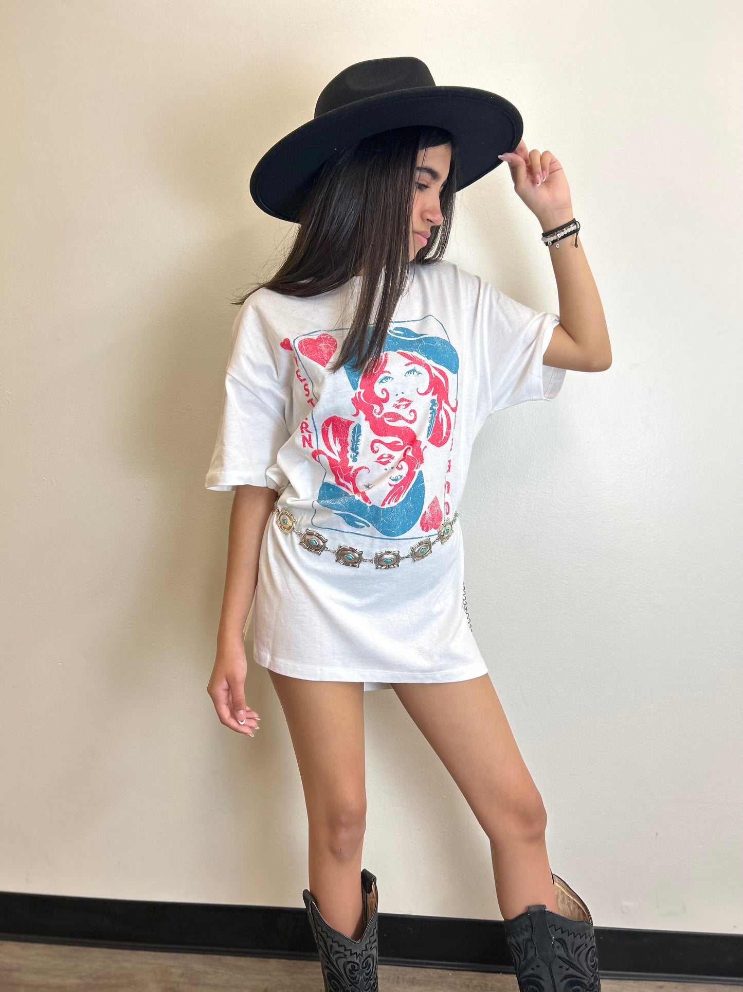 Wild Card Oversized Graphic Tee