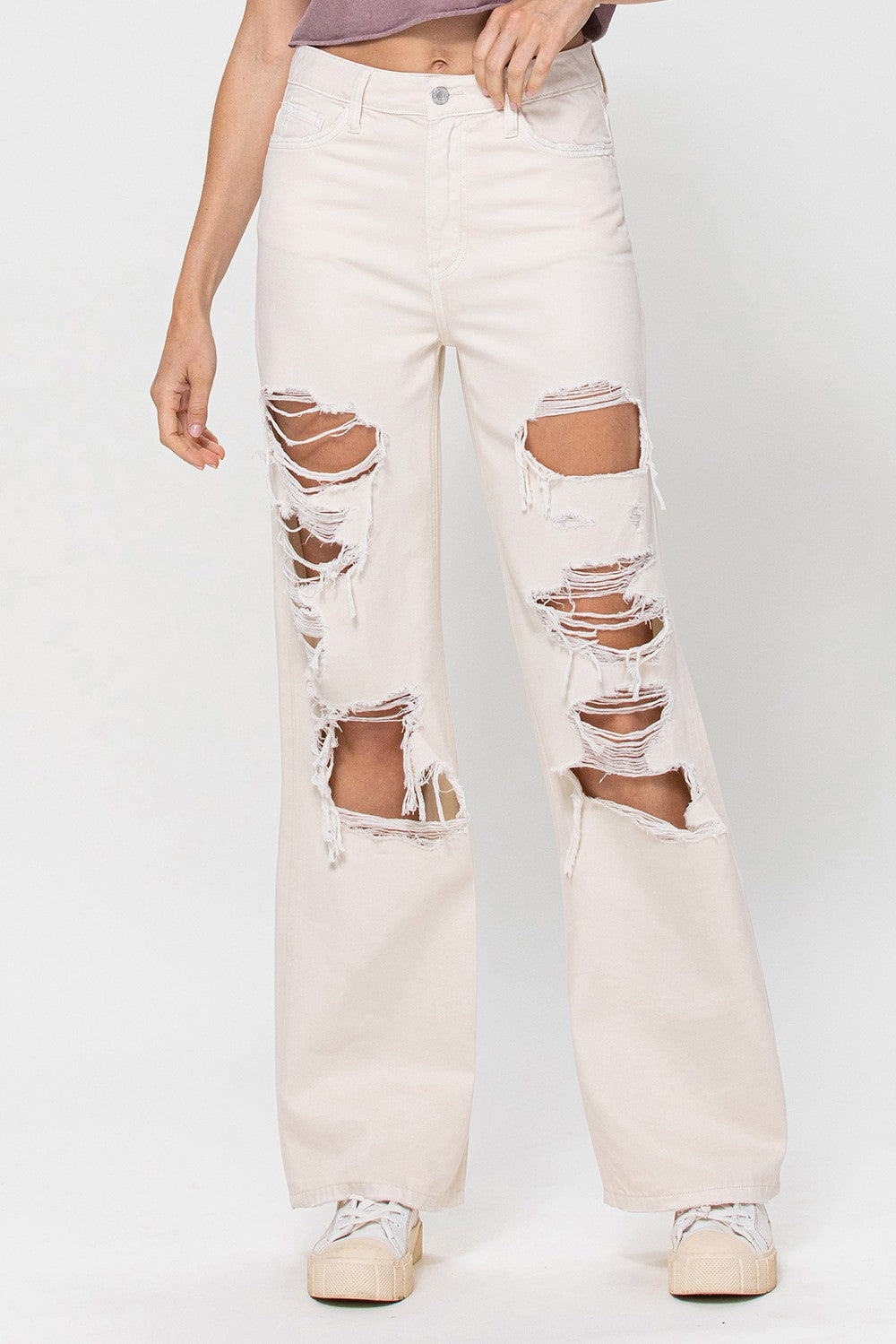 Papaya Whip High Rise 90's Jeans