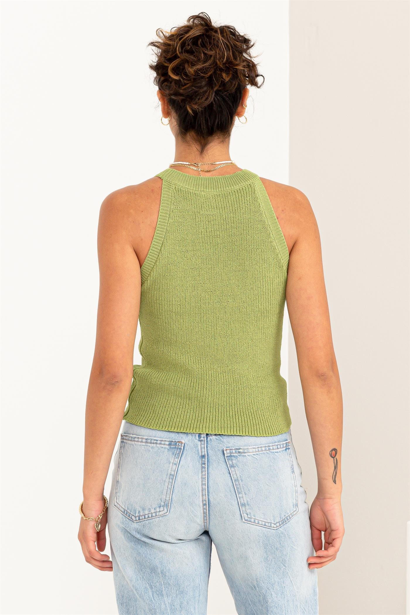 Tessa Knitted Halter Tank