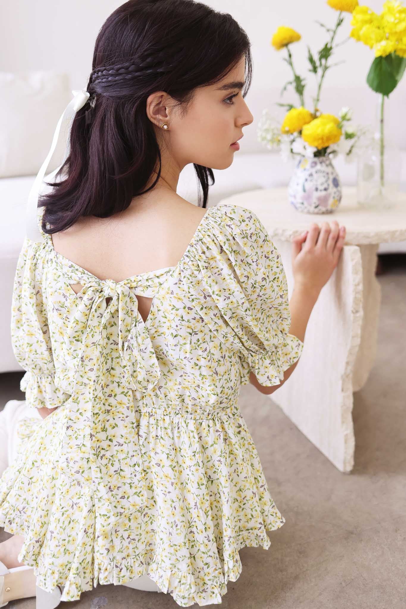 Callie Balloon Sleeve Blouse