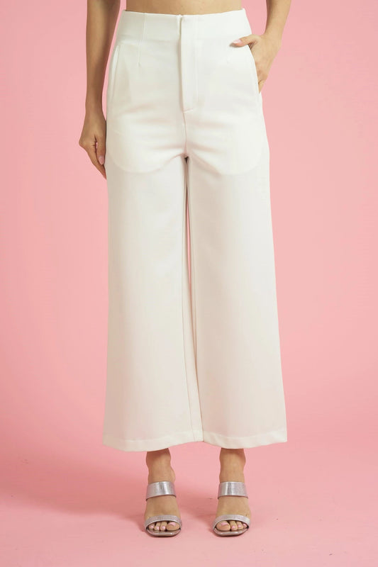 Pearl High Waisted Cropped Pants