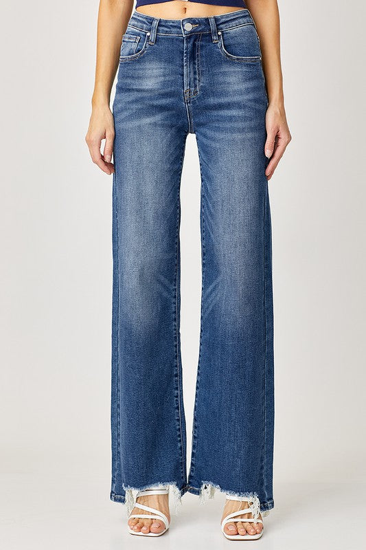 Isabel High Rise Wide Leg Jeans