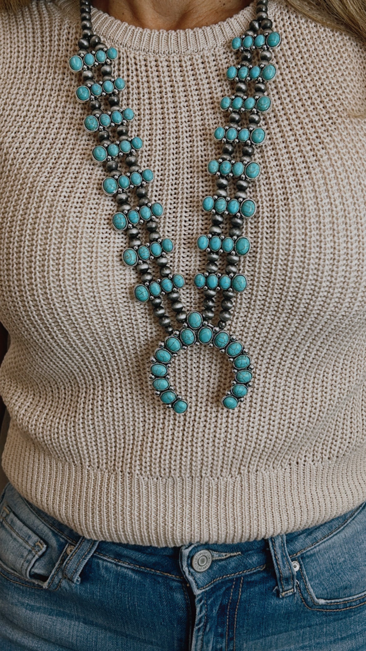 Tegan Chunky Fashion Turquoise Necklace