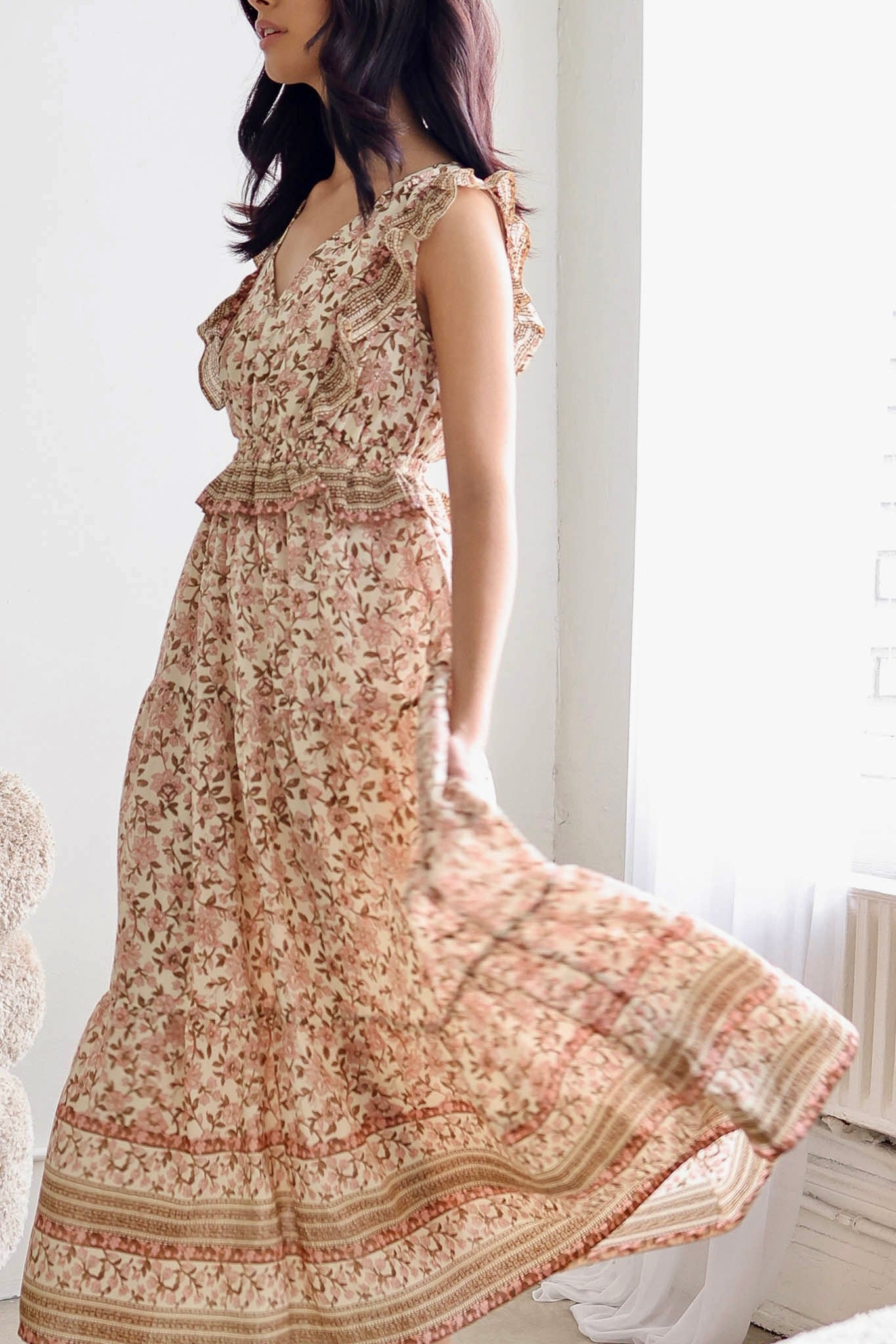 Krysta Floral Midi Dress