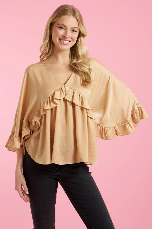 Leanna Ruffle Blouse