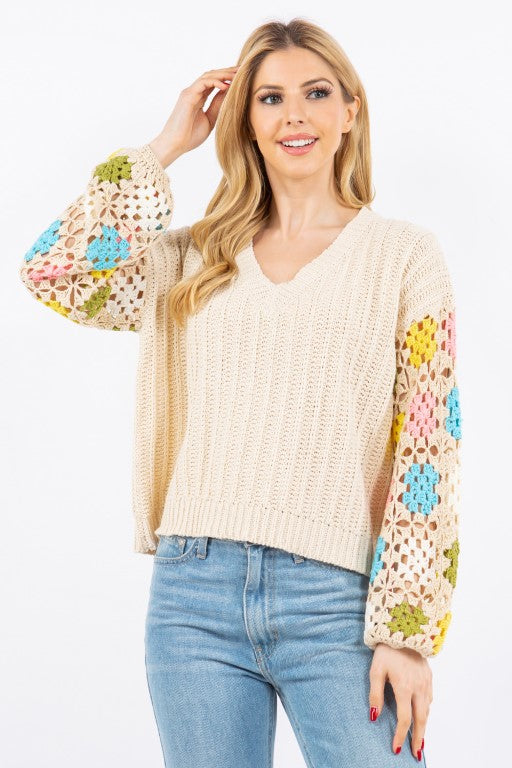 Esteph Crochet Spring Sweater