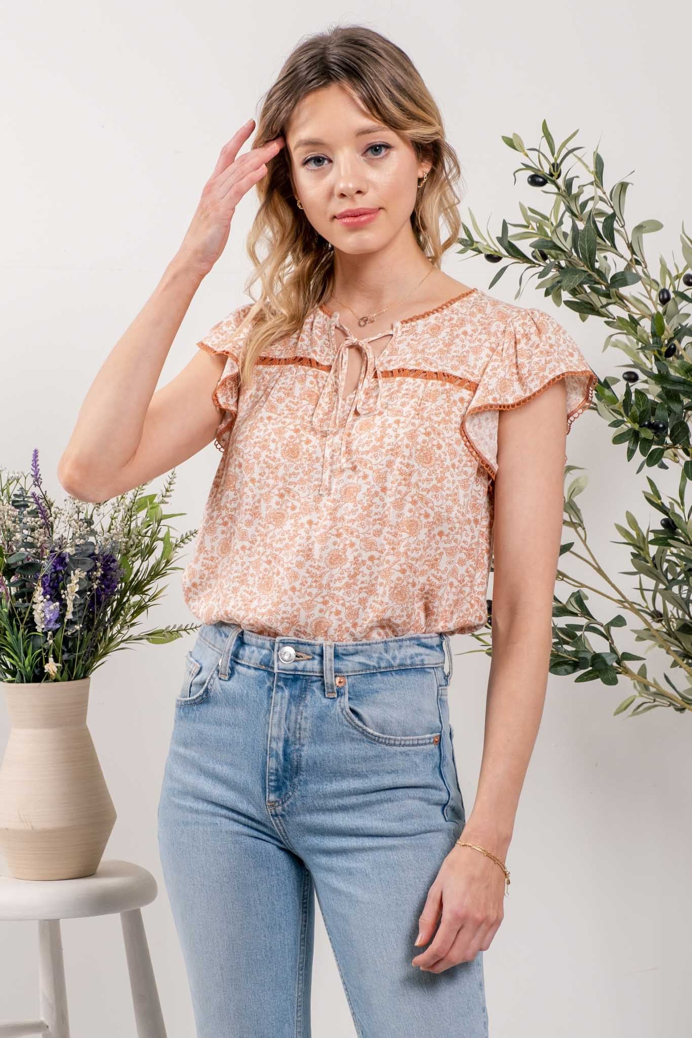 Faith Floral Blouse