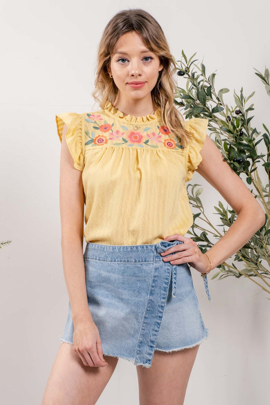 Ava Embroidered Blouse